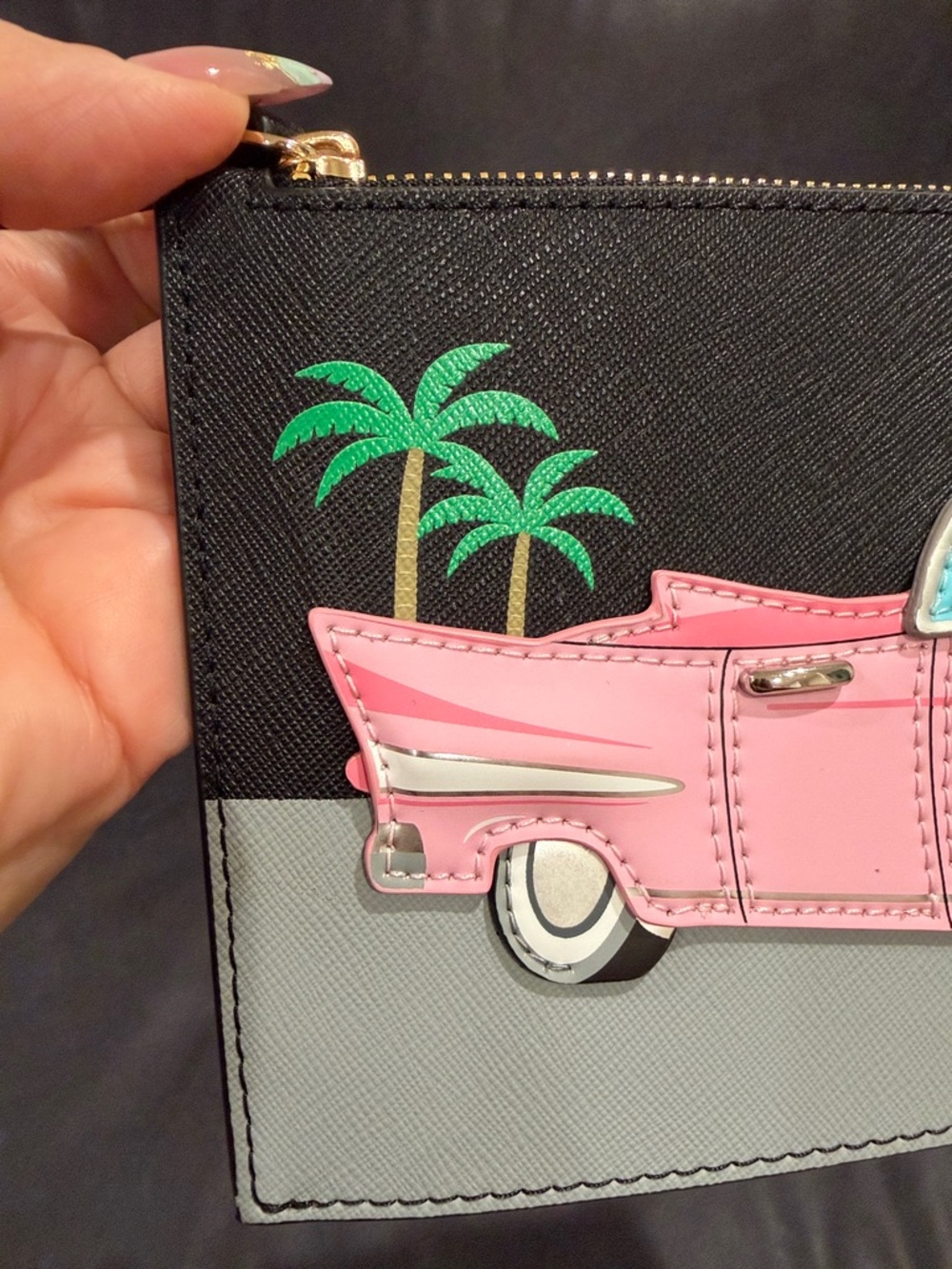 Kate Spade Pink Convertible Car Wristlet - Picture 6 of 10